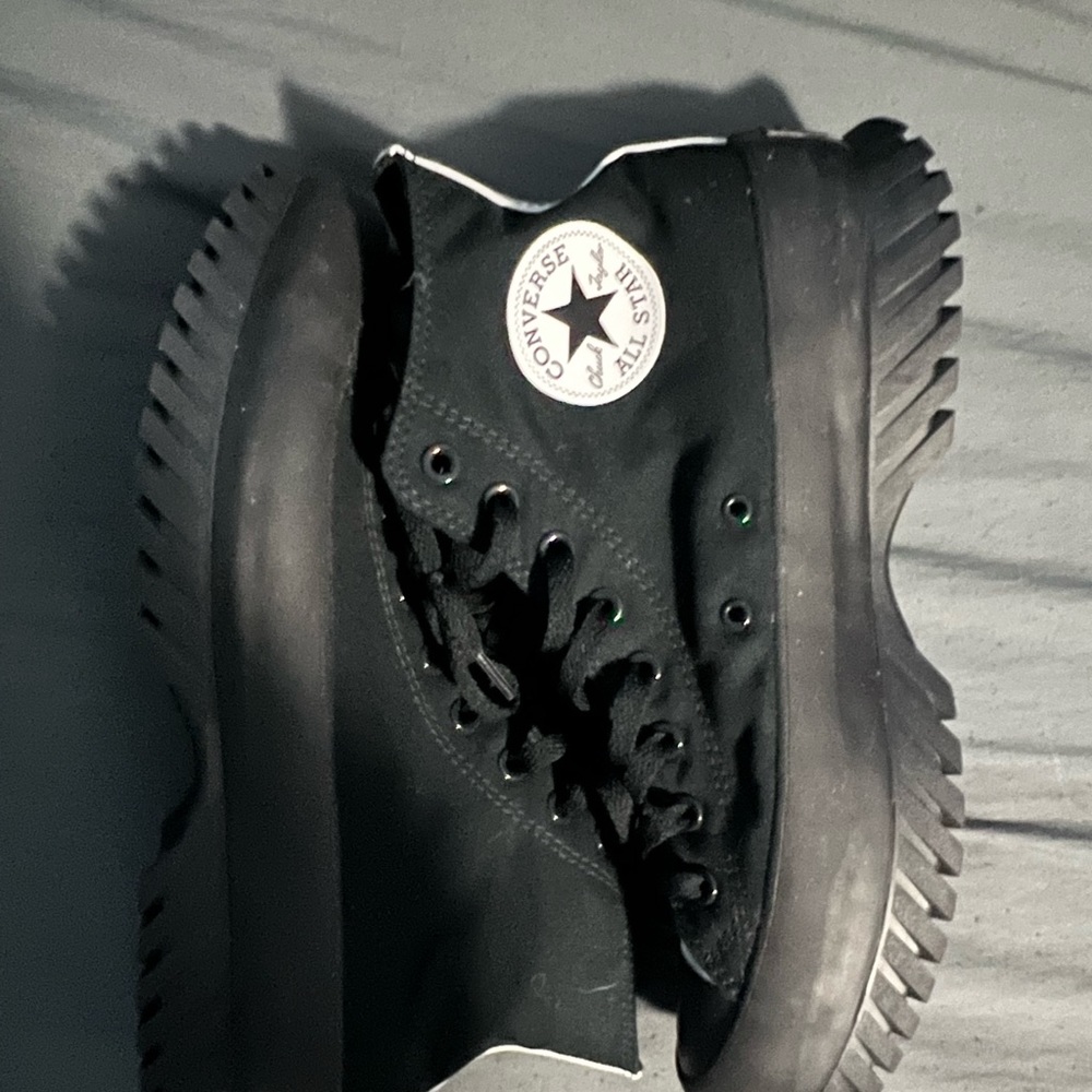 Size 11 men custom converse platform shoes
